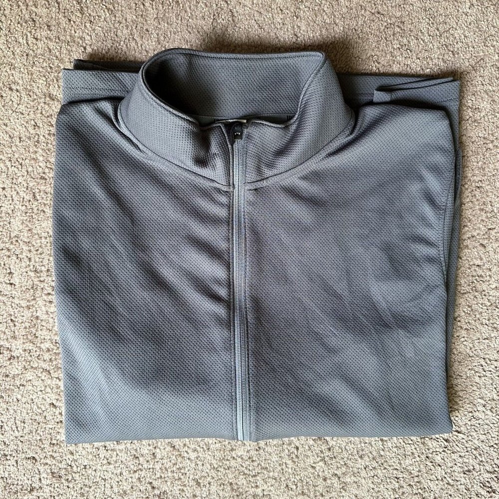 Under Armour Jacket Men's 2XL Full Zip Mock Neck Long Sleeve Sweater - Picture 14 of 14